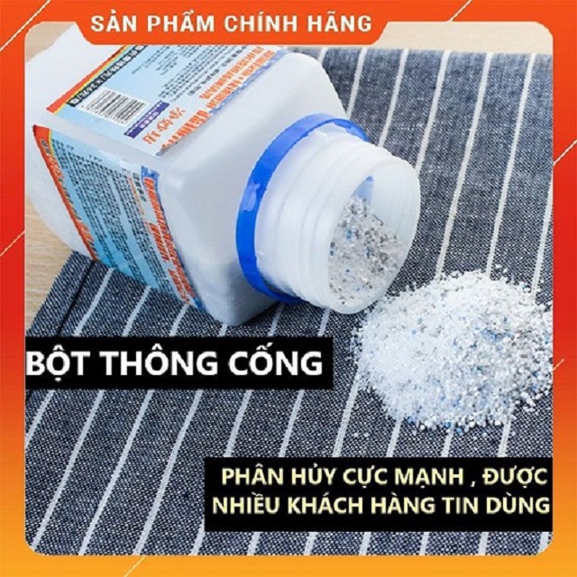 6 loại bột thông tắc cống hiệu quả siêu mạnh, an toàn