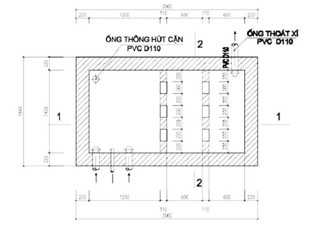 Cách xây bể phốt 2