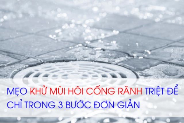 cách khử mùi hôi